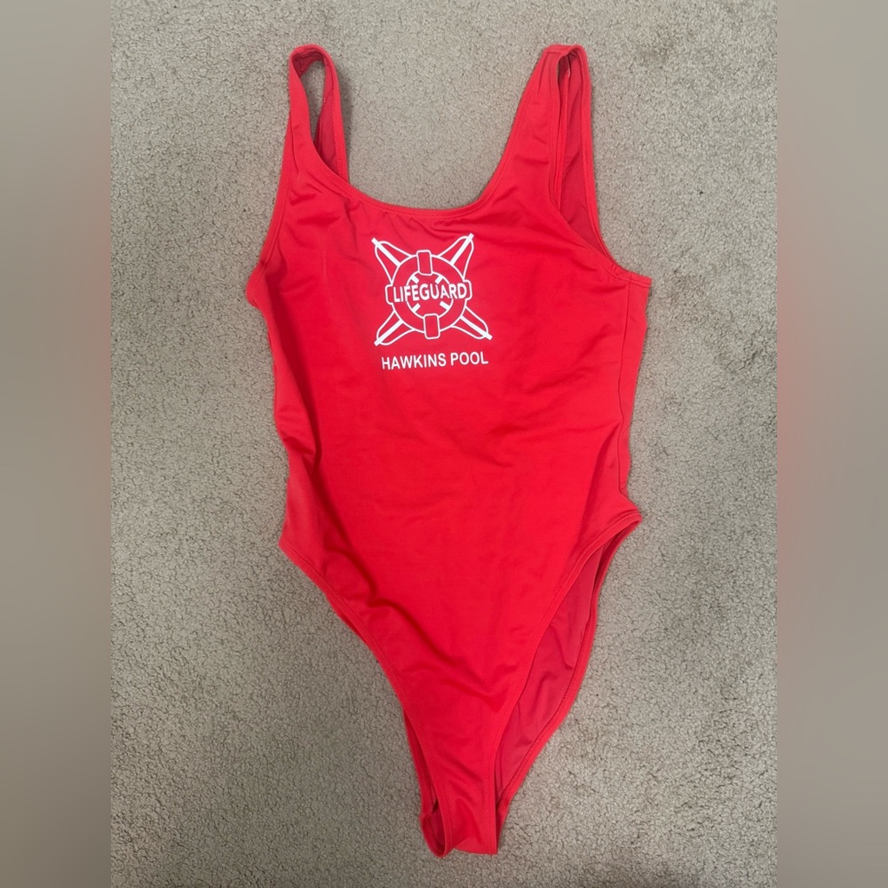 H&M Red Lifeguard Swimsuit